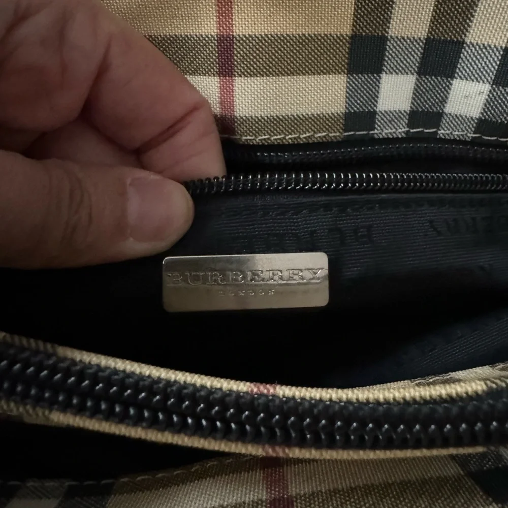 Burberry vintage checkered small‎ tote